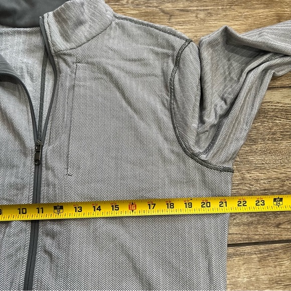 Lululemon PrePost Jacket Size Large  Heathered Herringbone Gray - Picture 11 of 14